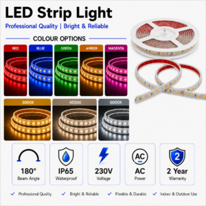 10w 230v ip65 dyce single colour smd strip light