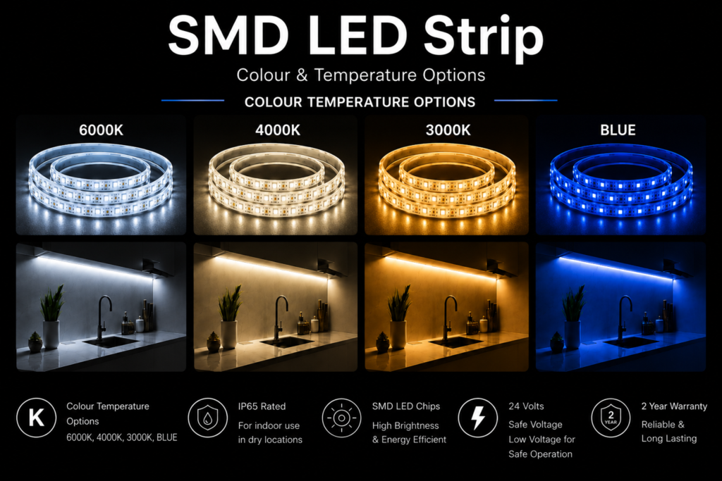 10w 24v ip65 dyce cob dotless strip light