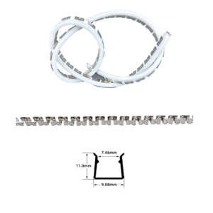al clip with two screws for dryft side bend neon 0408 strip light (copy)