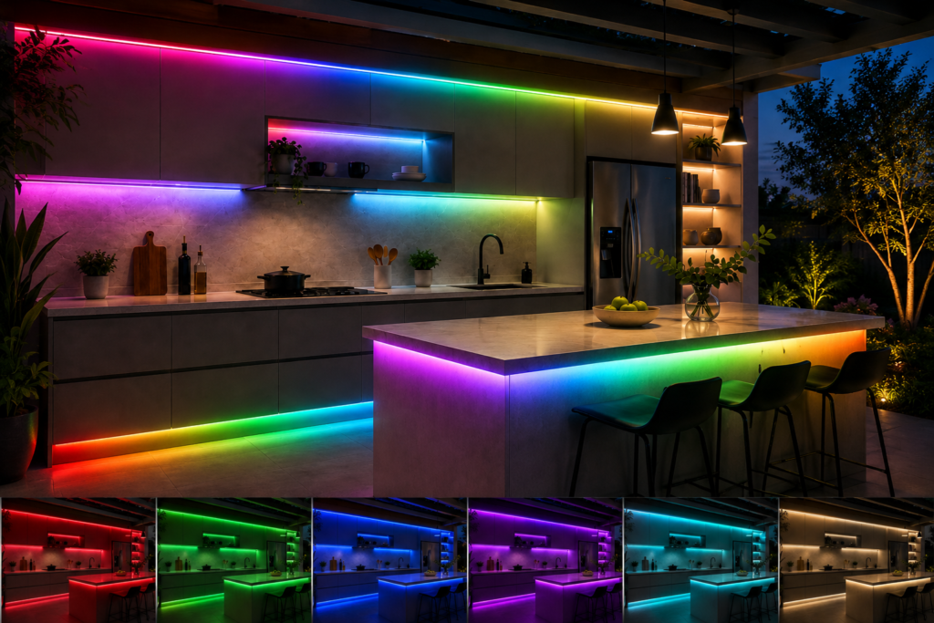 13w 230v ip65 dyce smd rgb strip light