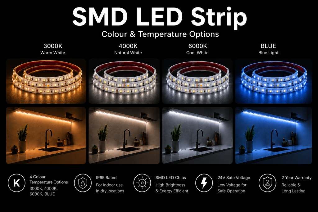 10w 24v ip65 outdoor strip light (10mm)