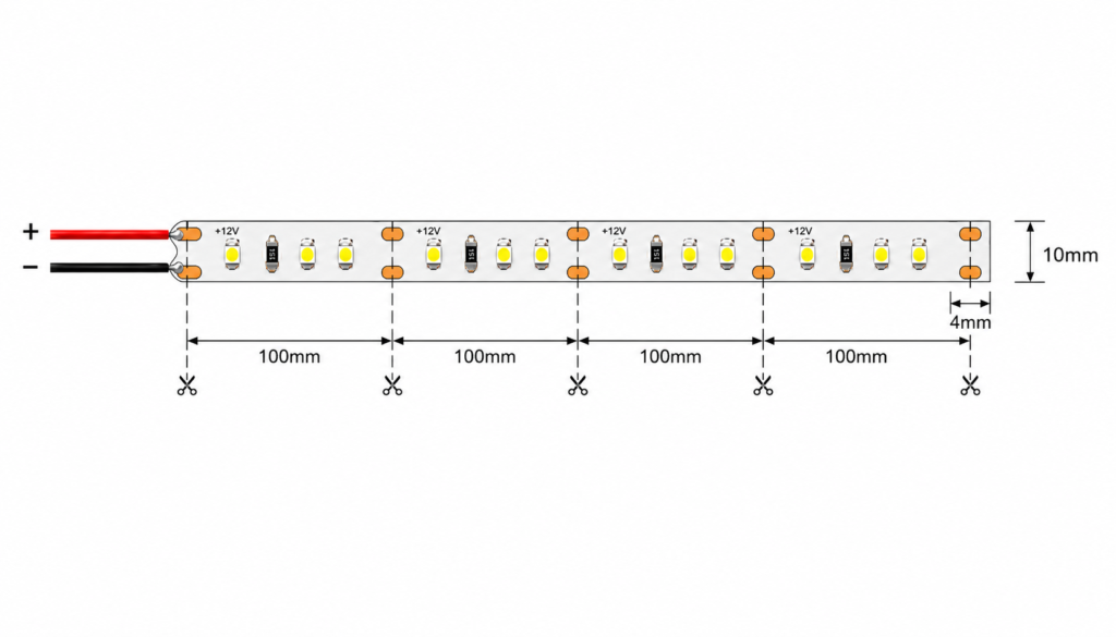 14.4w 24v ip65 outdoor rgb strip light
