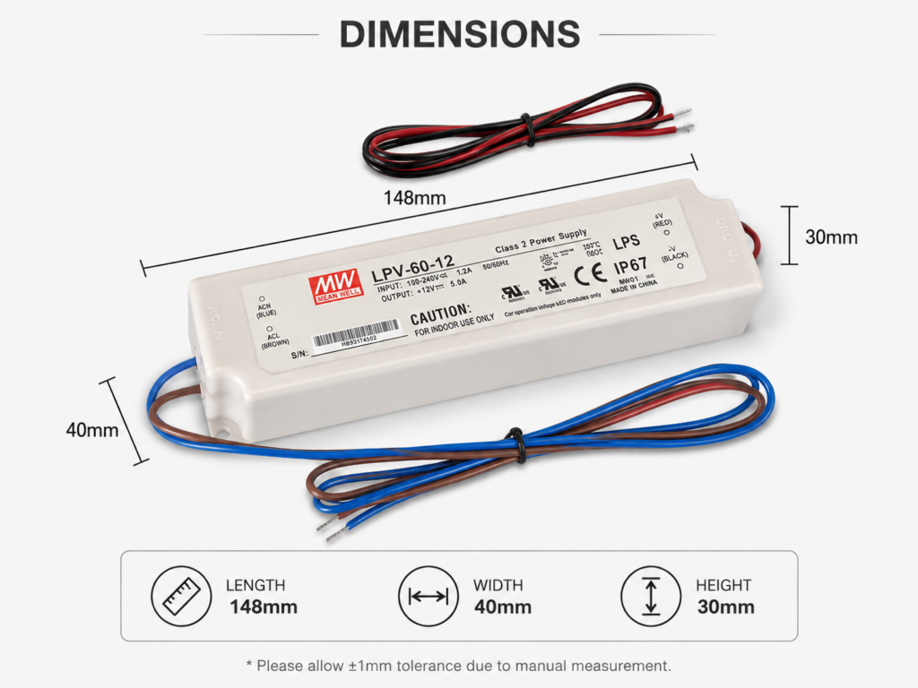12v driver | power supply | transformer | 35 watt | 3 year warranty